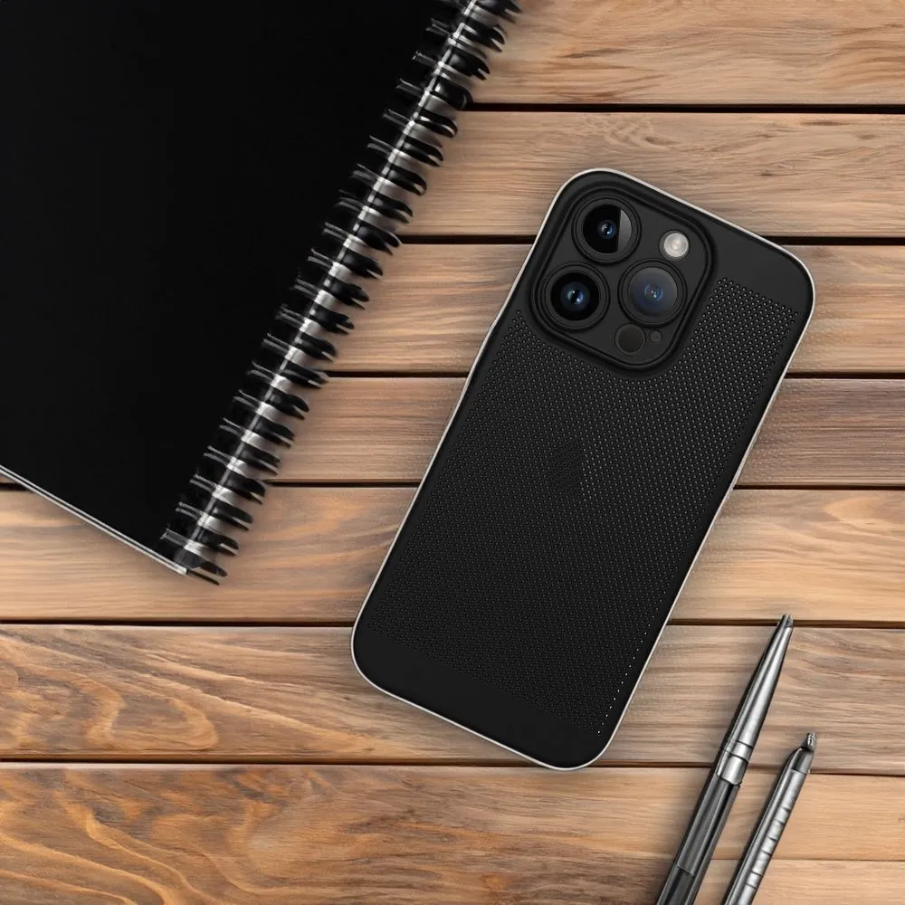 Plastové tvrdé pouzdro Coolcase Breezy na mobil Apple iPhone 15 Pro Černé