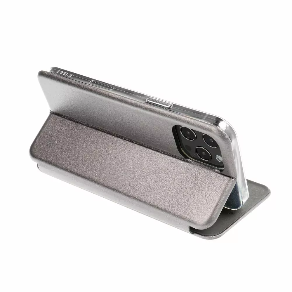 Otevírací flipové pouzdro Coolcase Elegance na mobil Xiaomi 13T / 13T Pro šedé