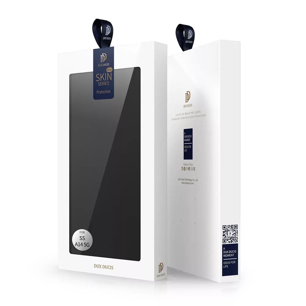 Prémiové flipové pouzdro DUX DUCIS SKIN na mobil Samsung Galaxy A25 5G černé