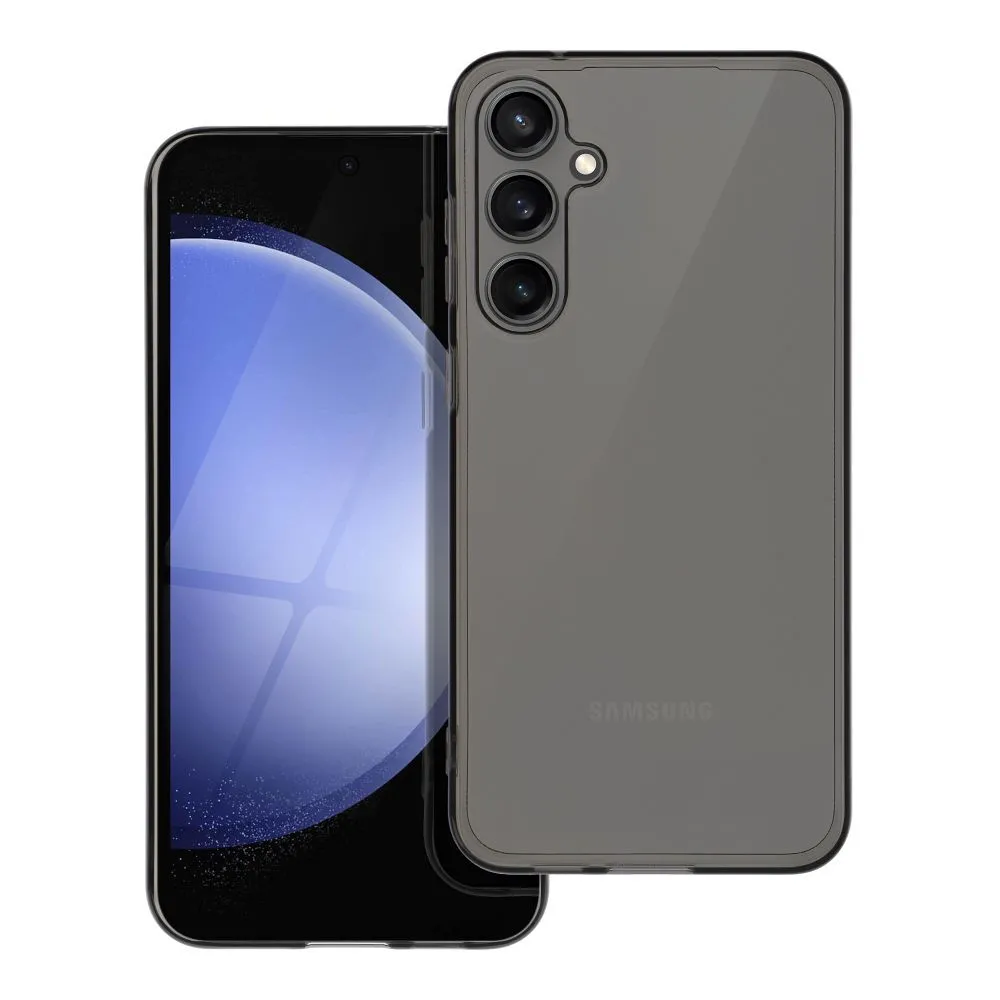 Silikonové pouzdro COOLCASE BOX PREMIUM 1,5mm na mobil Samsung Galaxy A14 5G / LTE - Tmavé transparentní