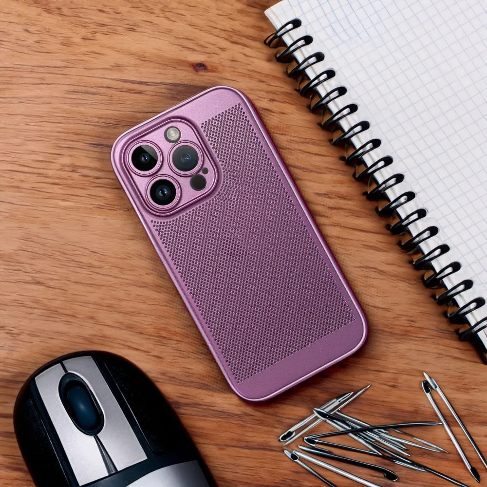 Plastové tvrdé pouzdro Coolcase Breezy na mobil Apple iPhone 14 Pro Fialové