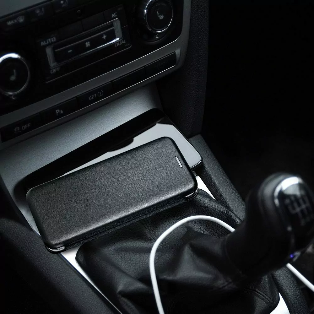 Otevírací flipové pouzdro Coolcase Elegance - Samsung Galaxy A15 / A15 5G černé