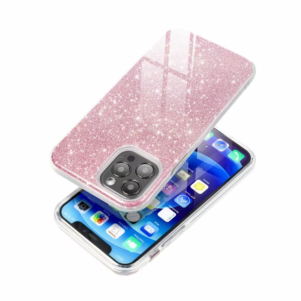 Třpytivé pouzdro Coolcase Shining na mobil Samsung Galaxy A35 5G Růžové