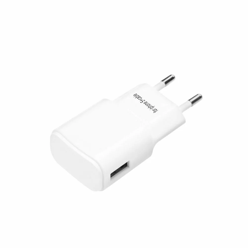 Rozpojitelná nabíječka do sítě Blue Star s konektorem Apple Lightning - USB 1A, bílá