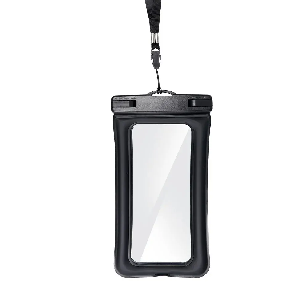 Vodotěsné pouzdro Waterproof AIRBAG pro mobilní telefony do 6,4" černé