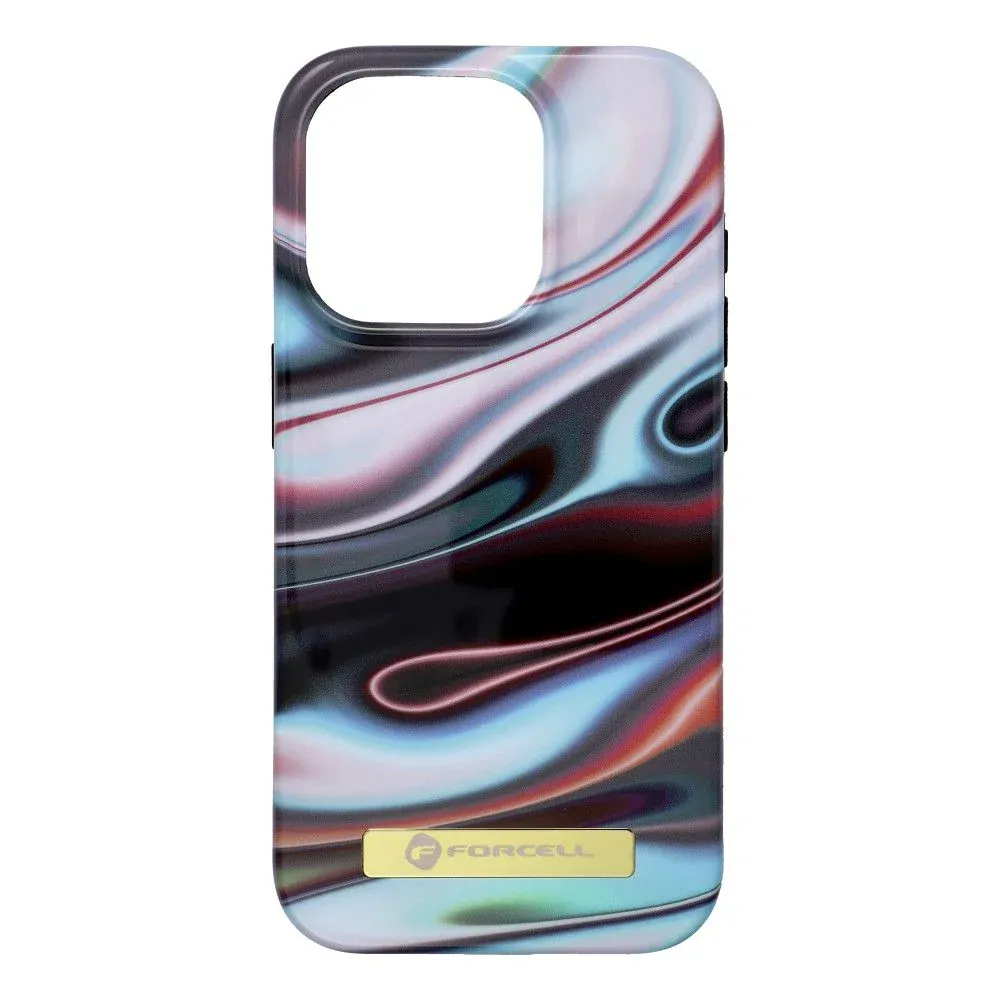 Prémiové pouzdro FORCELL F-PROTECT Mirage 4D s MagSafe na mobil Apple iPhone 15 Pro - Glow