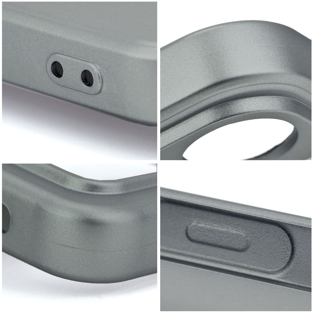 Silikonové pouzdro METALLIC - Samsung Galaxy A25 5G Šedé