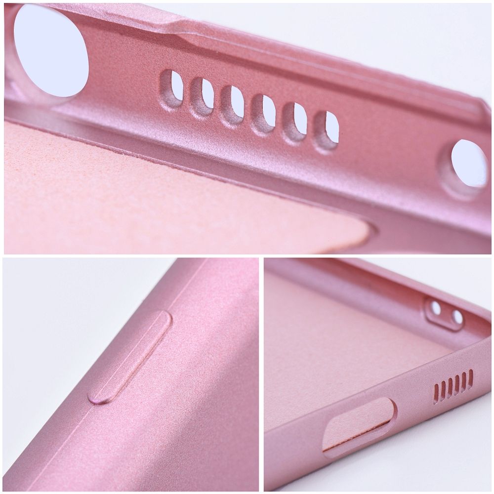 Silikonové pouzdro METALLIC pro Samsung Galaxy S24 Plus - Růžové