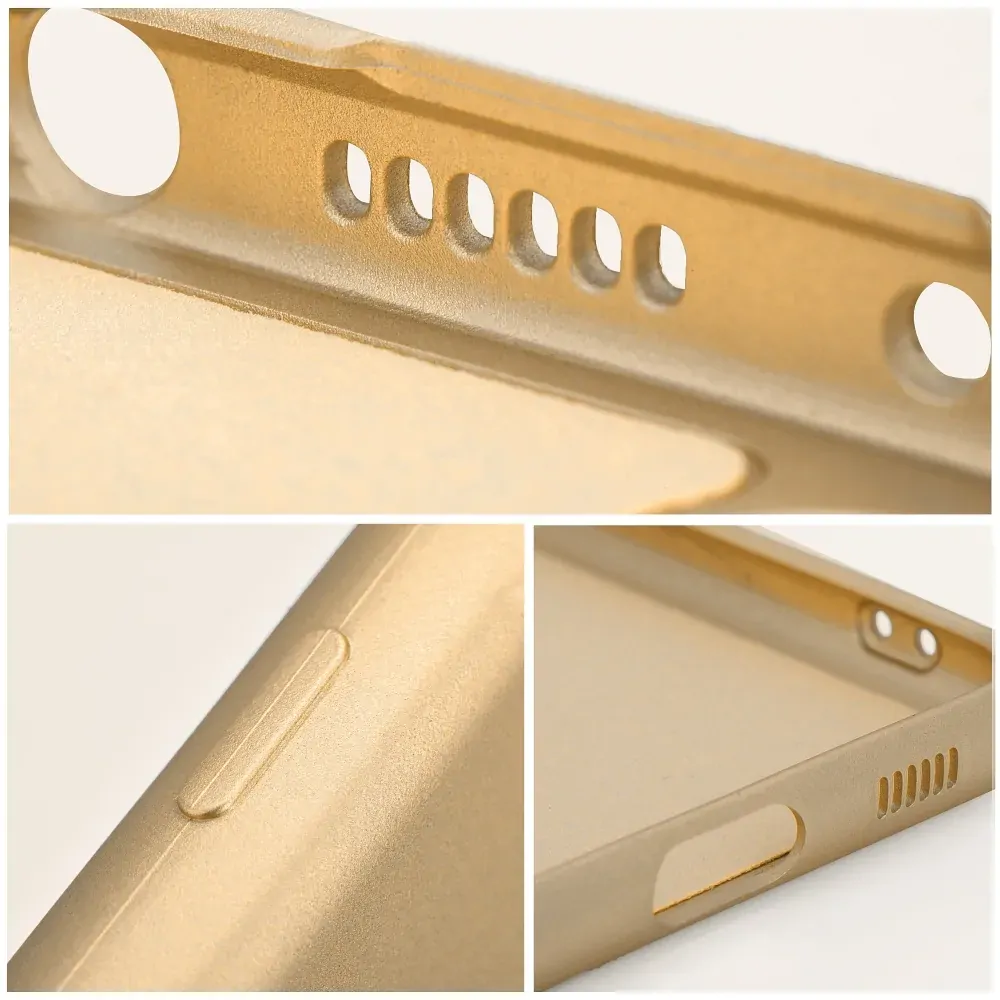 Silikonové pouzdro METALLIC pro Samsung Galaxy A15 / A15 5G - Zlatavé