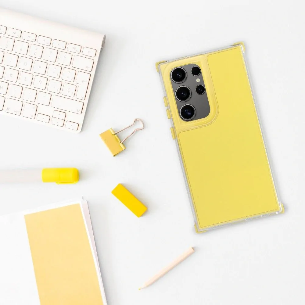Super bytelné pouzdro Coolcase MATRIX - Xiaomi Redmi 13C / Poco C65 žluté