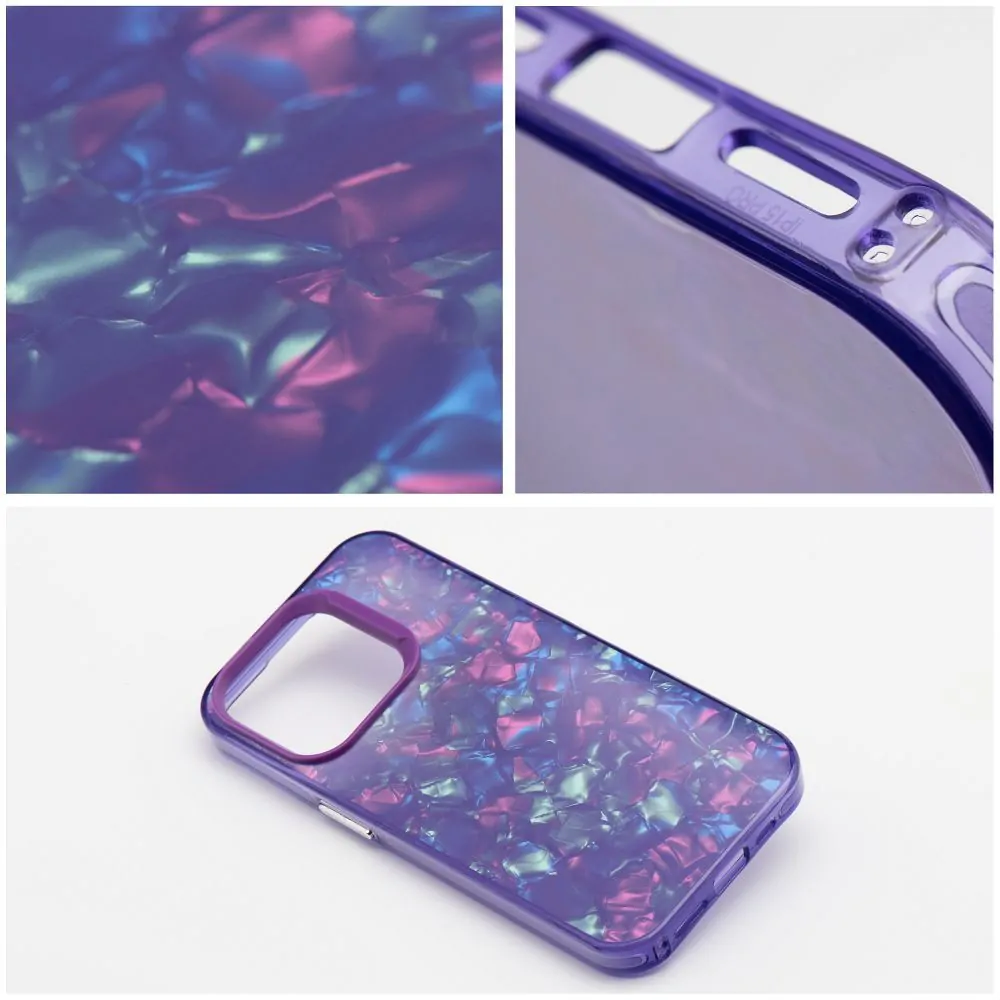 Pouzdro Coolcase TUTTI FRUTTI - Apple iPhone 15 Pro - fialové