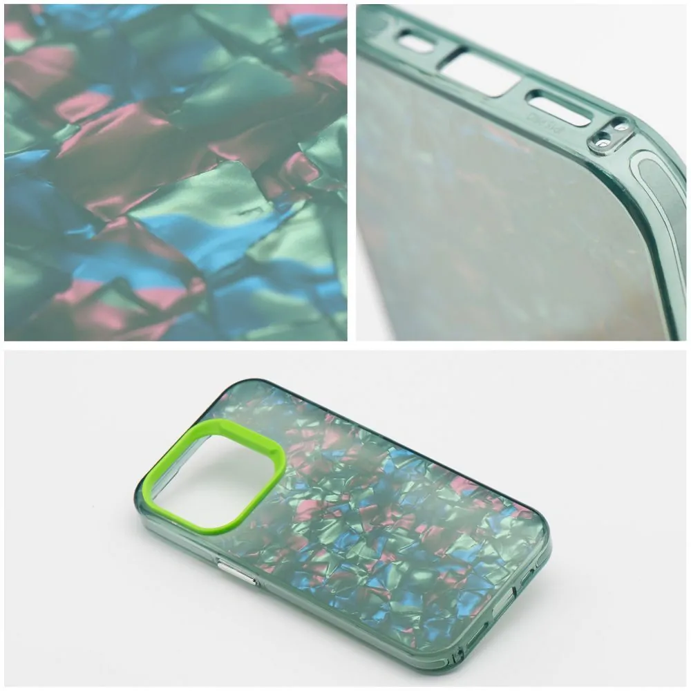 Pouzdro Coolcase TUTTI FRUTTI - Apple iPhone 15 Pro - zelené