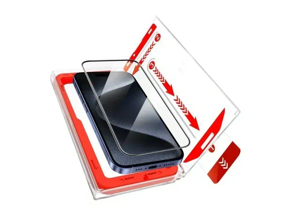 Ochranné 3D sklo Gushield GUG003 - Apple iPhone 11 / XR s aplikátorem (0745314106528)