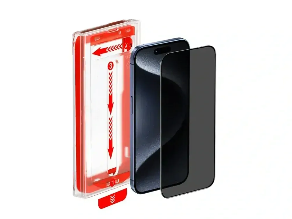 Ochranné 3D sklo Gushield GUGP005 - Apple iPhone 12 Mini s aplikátorem a privátním filtrem (0745314106702)