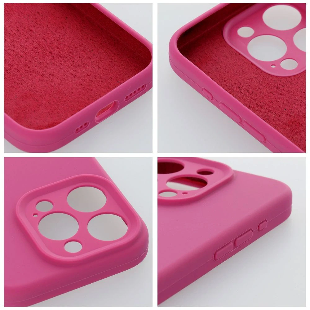 Silikonové pouzdro Coolcase SILICONE 2mm - Apple iPhone 15 Pro Tmavě růžové