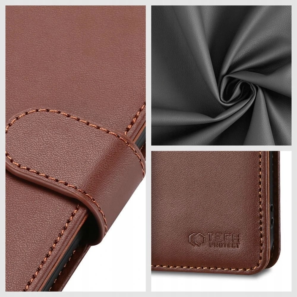 Knížkové flip pouzdro Tech-Protect Wallet - Samsung Galaxy S23 FE - Černé