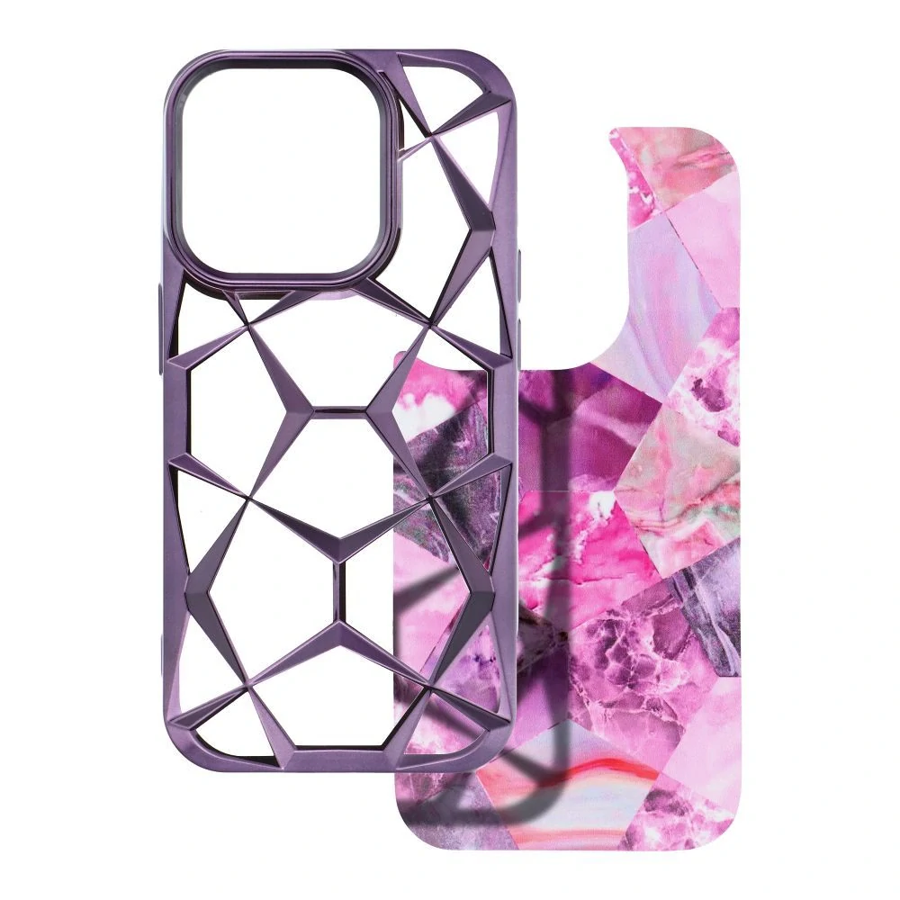 Pouzdro Coolcase TWINKI - Apple iPhone 16 Plus - fialové