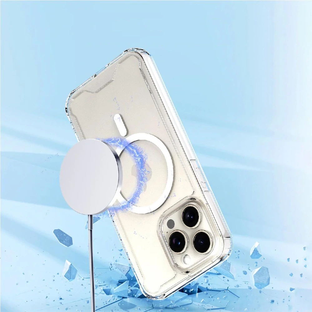Pouzdro Clear Corner s MagSafe - Apple iPhone 16 Plus - průhledné