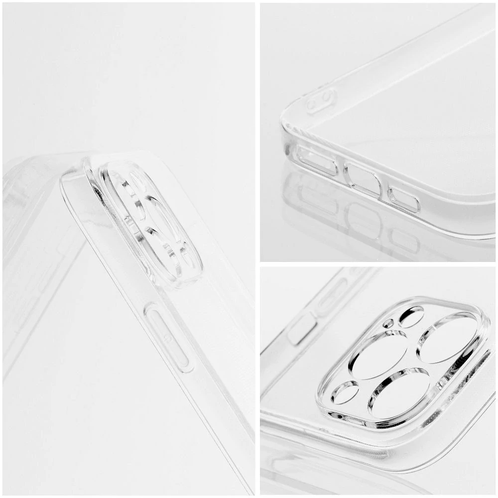 Pouzdro Clear 2mm - Apple iPhone 16 Pro - čiré s lepší ochranou čoček
