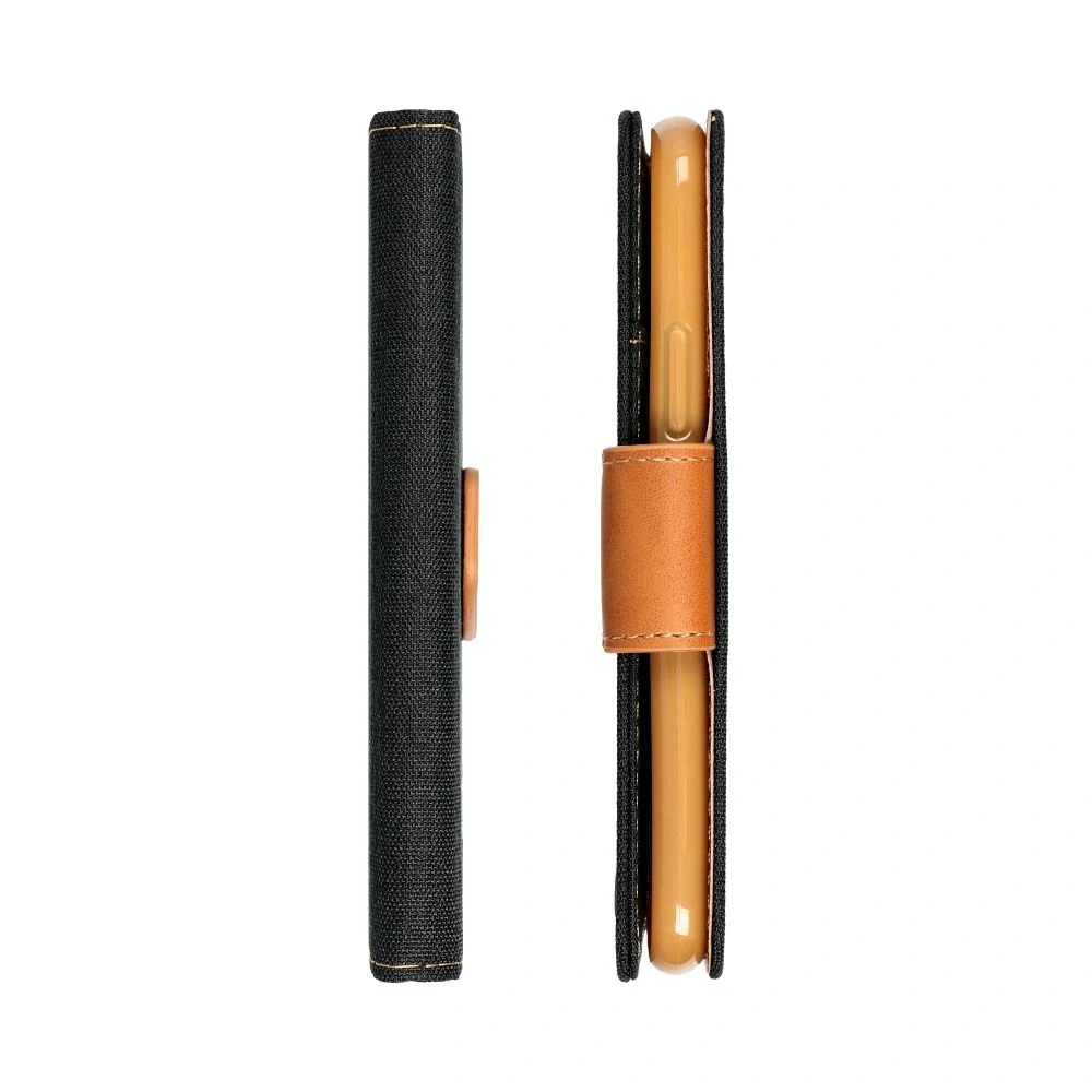 Canvas Book - Apple iPhone 16 - flip knížkové pouzdro - černé