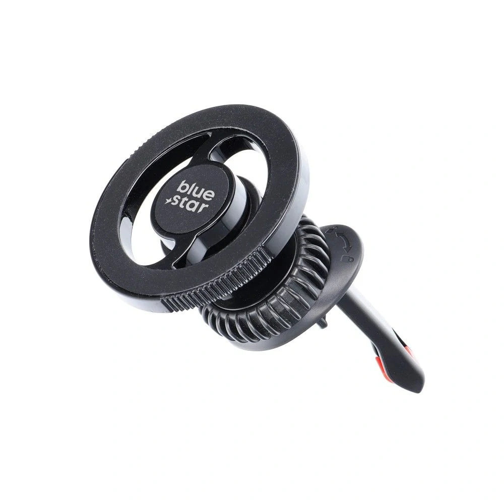 Univerzální magnetický držák BLUE STAR SMART LOCK X1 do mřížky ventilace s podporou MagSafe, černý