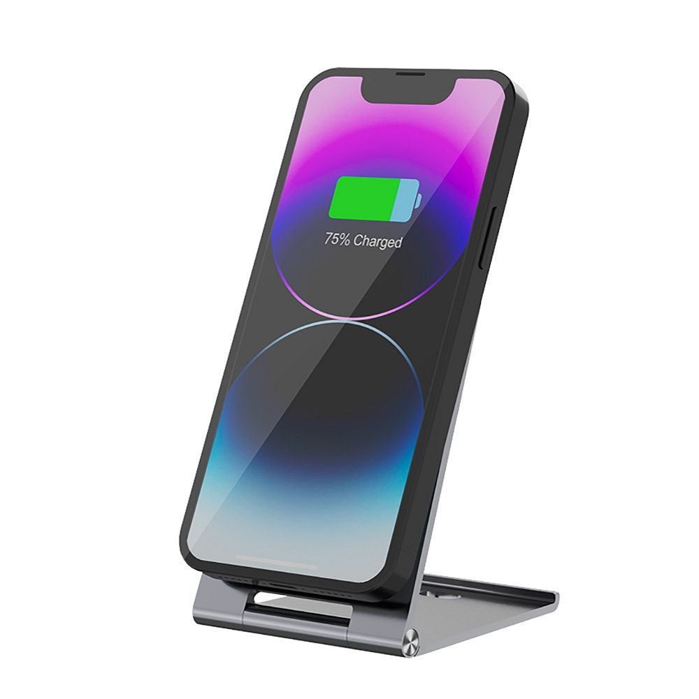 Dokovací stanice Forcell Flip Charge Qi2 15W stříbrná