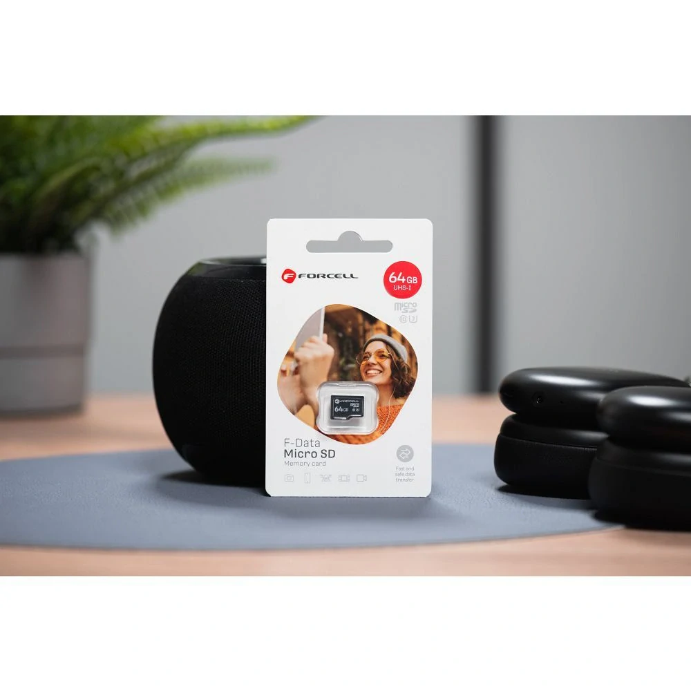 Paměťová karta micro SD - FORCELL F-DATA UHS-I U3 - 64GB Class 10