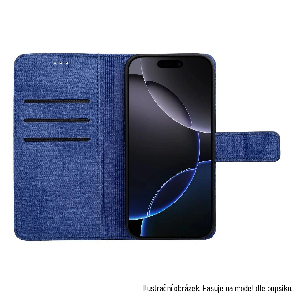 Knížkové flip pouzdro - Samsung Galaxy A25 5G - COOLCASE GOMMA BOOK - modré