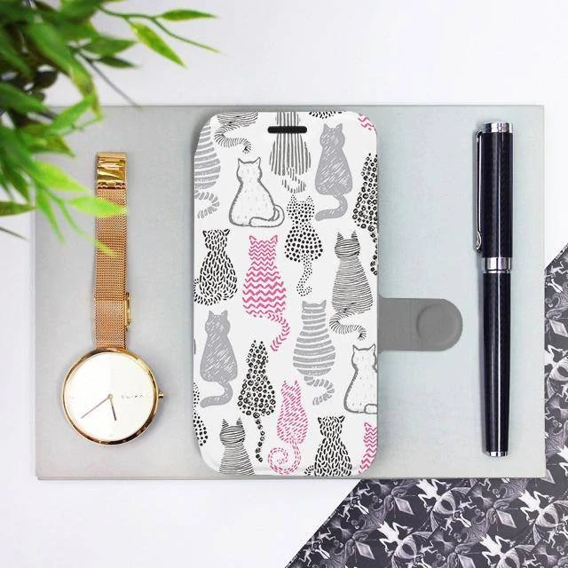 Knížkové flip pouzdro Mobiwear - Realme GT Neo 2 - M099P Kočičky - VÝPRODEJ