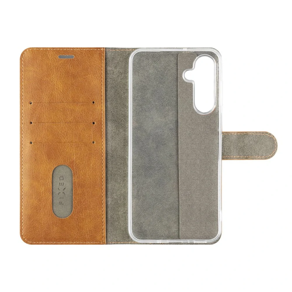 Fixed Opus - Samsung Galaxy A16 / A16 5G - flip knížkové pouzdro - hnědý