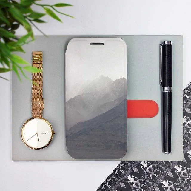 Knížkové flip pouzdro Mobiwear - Samsung Galaxy A13 5G - M151P Hory - VÝPRODEJ