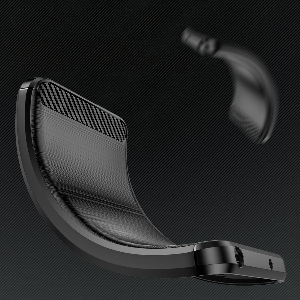 Silikonové pouzdro Coolcase CARBON na mobil Xiaomi Redmi 14C / Poco C75 Černé