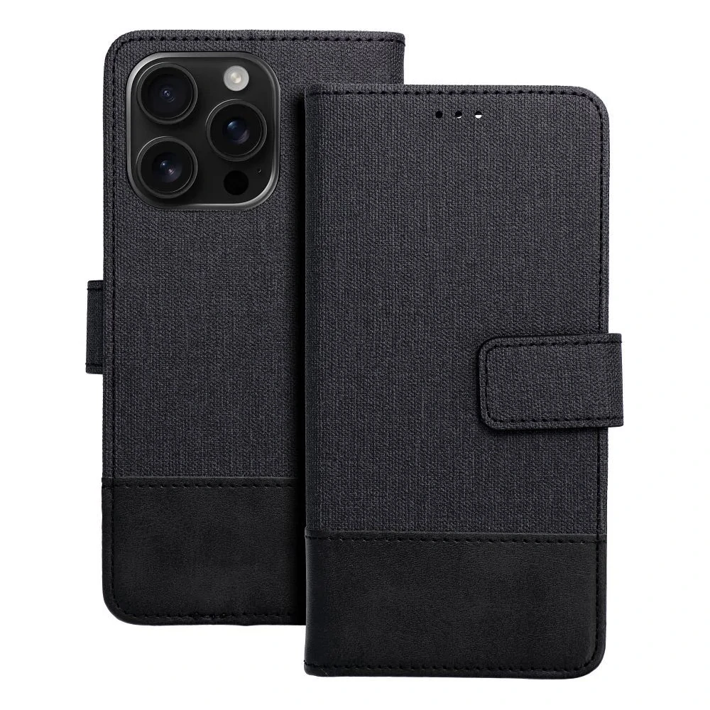 Flip pouzdro GOMMA Book Samsung Galaxy A36 5G – černé