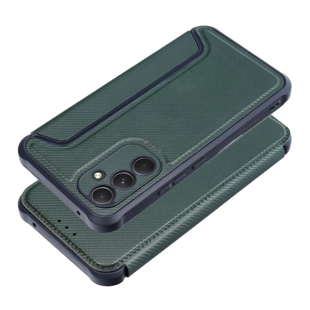 Flip pouzdro RAZOR Book Samsung Galaxy A36 5G – zelené