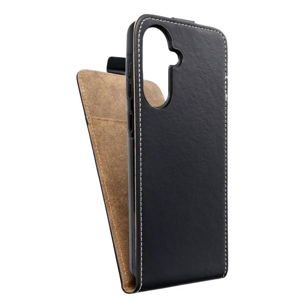 Vertikální flip pouzdro Slim Flexi Fresh Samsung Galaxy A36 5G – černé