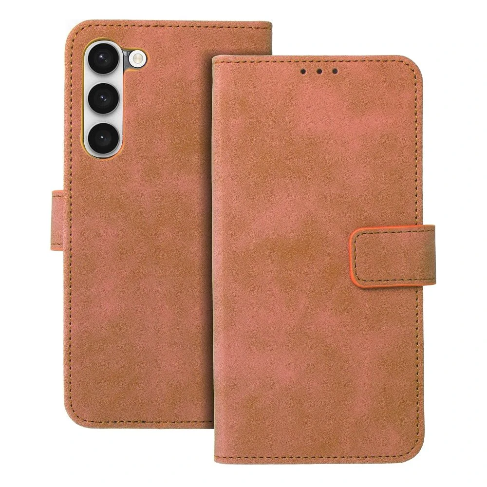 Flip pouzdro TENDER Book – Samsung Galaxy A16 5G, hnědé