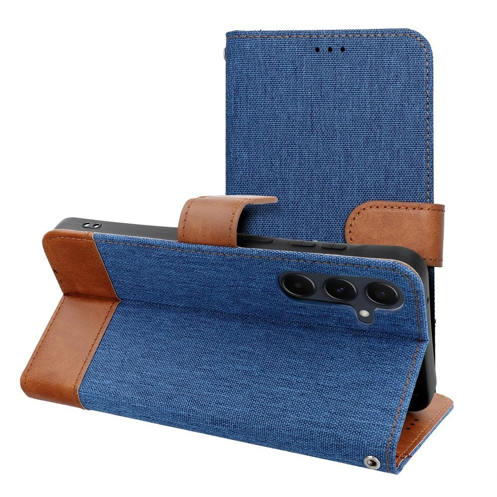 Flip pouzdro JEANS Book – Samsung Galaxy S24 FE, modré