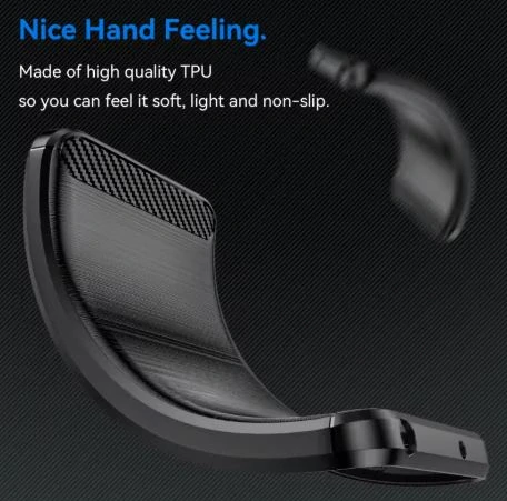 Odolné pouzdro Carbon na Motorola Edge 60 Fusion – černé