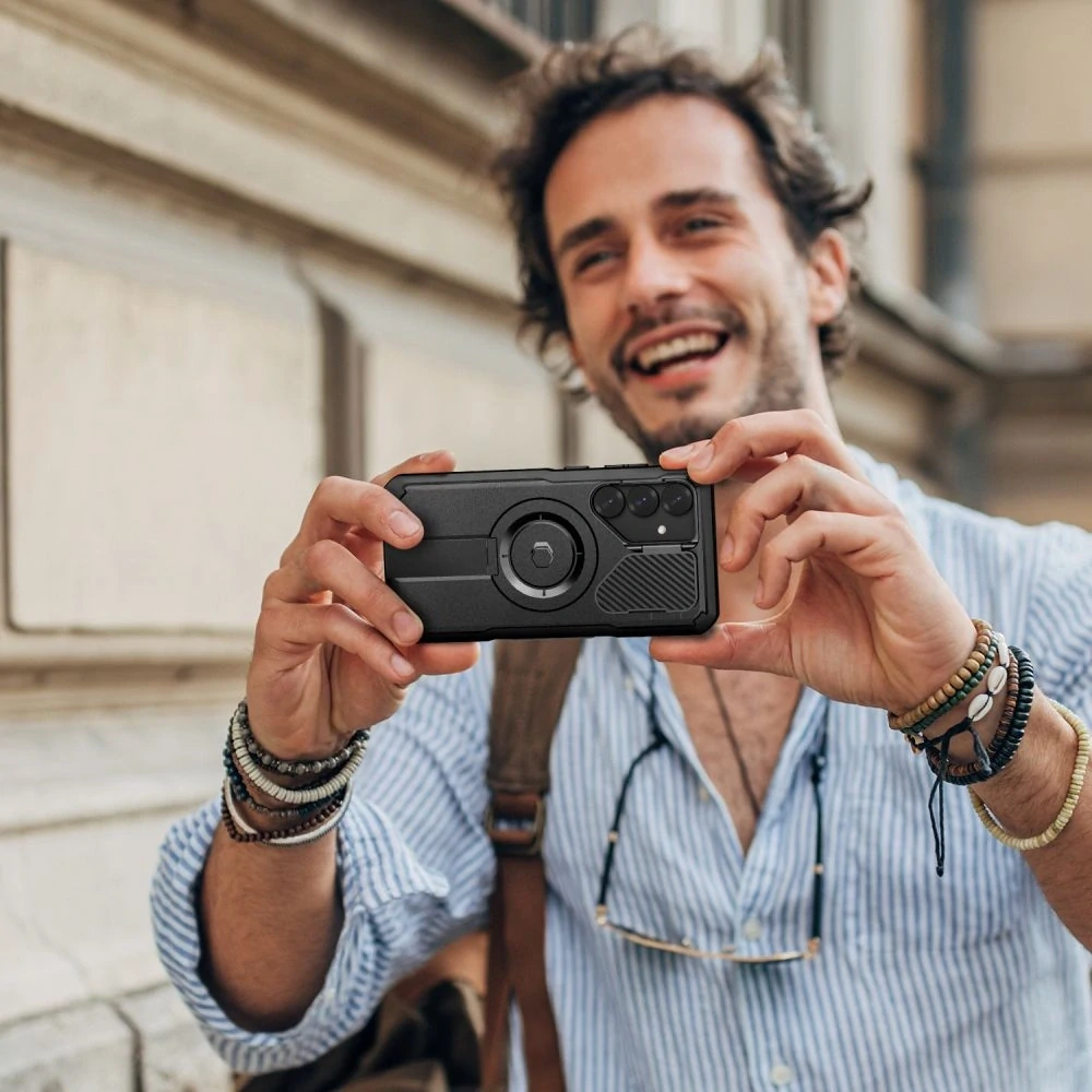 Pouzdro Kevlar MagSafe+ Samsung Galaxy S25 Plus černé