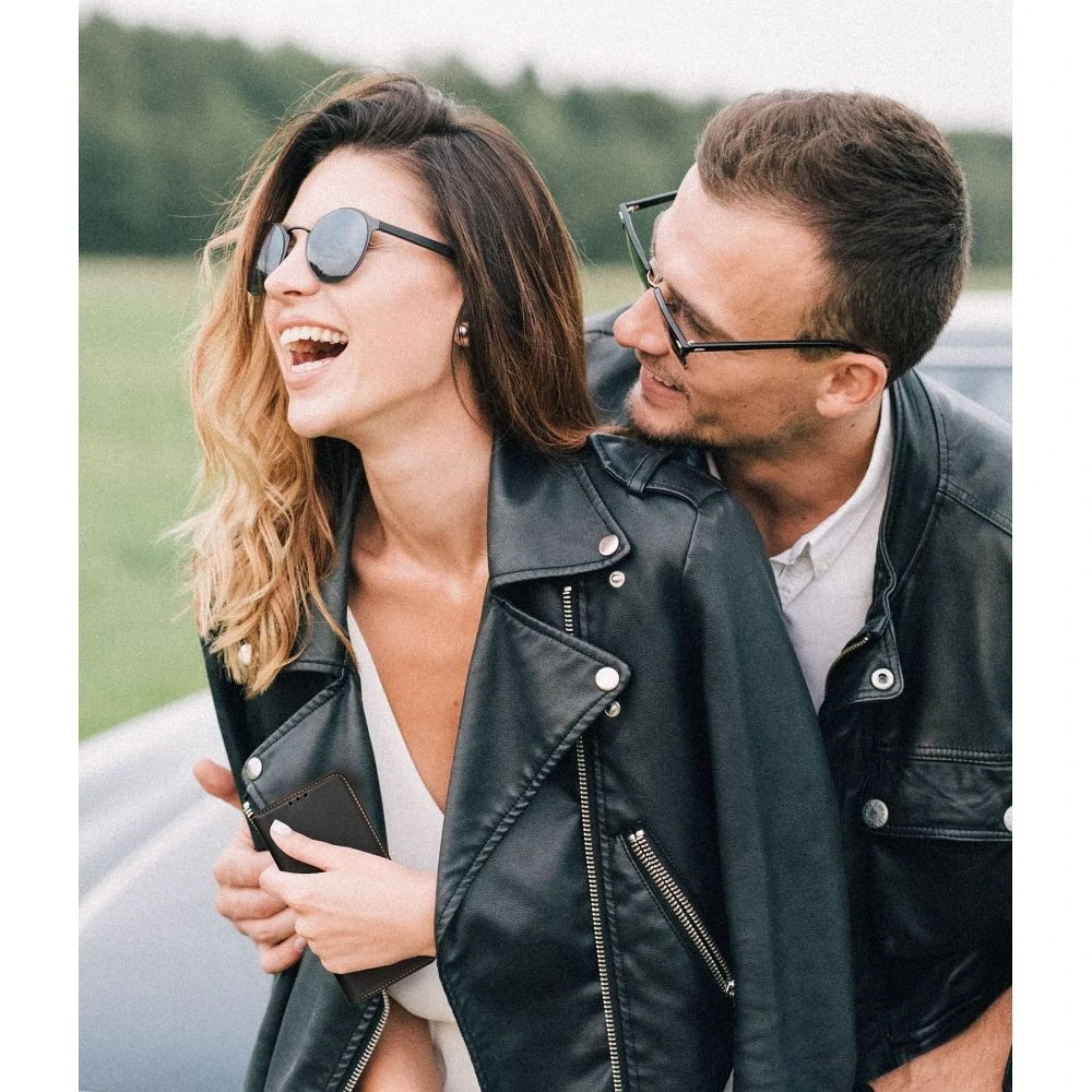 Flip kožené pouzdro SMART PRO Book iPhone 17 Pro – černé