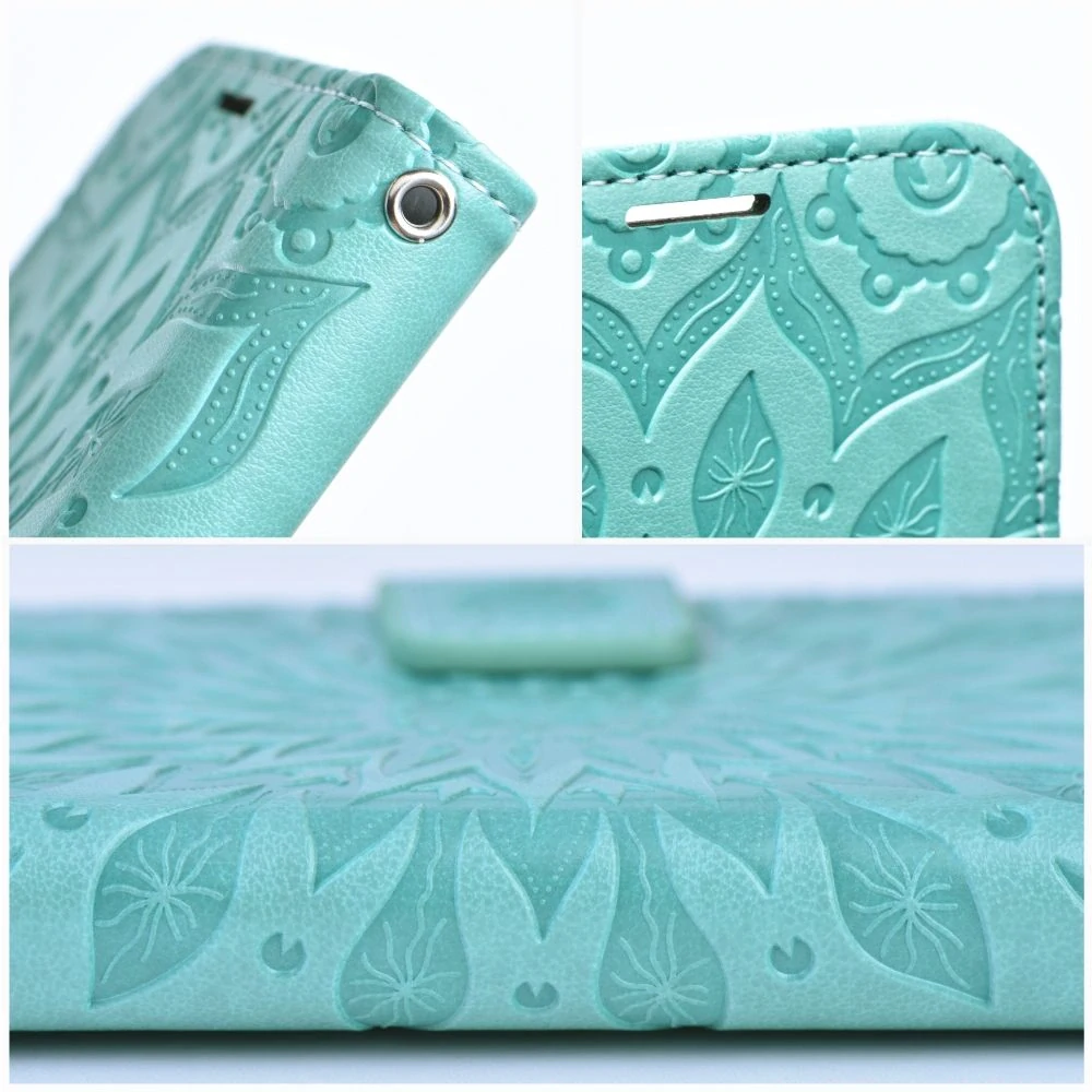 Flip pouzdro MEZZO Book iPhone Air  – zelená mandala