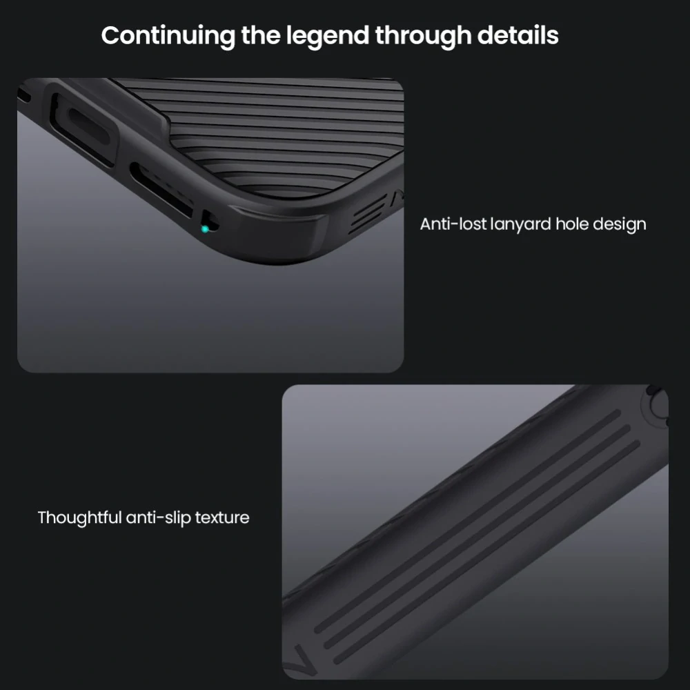 Nillkin CamShield PRO Magnetic iPhone 17 Pro – černý kryt