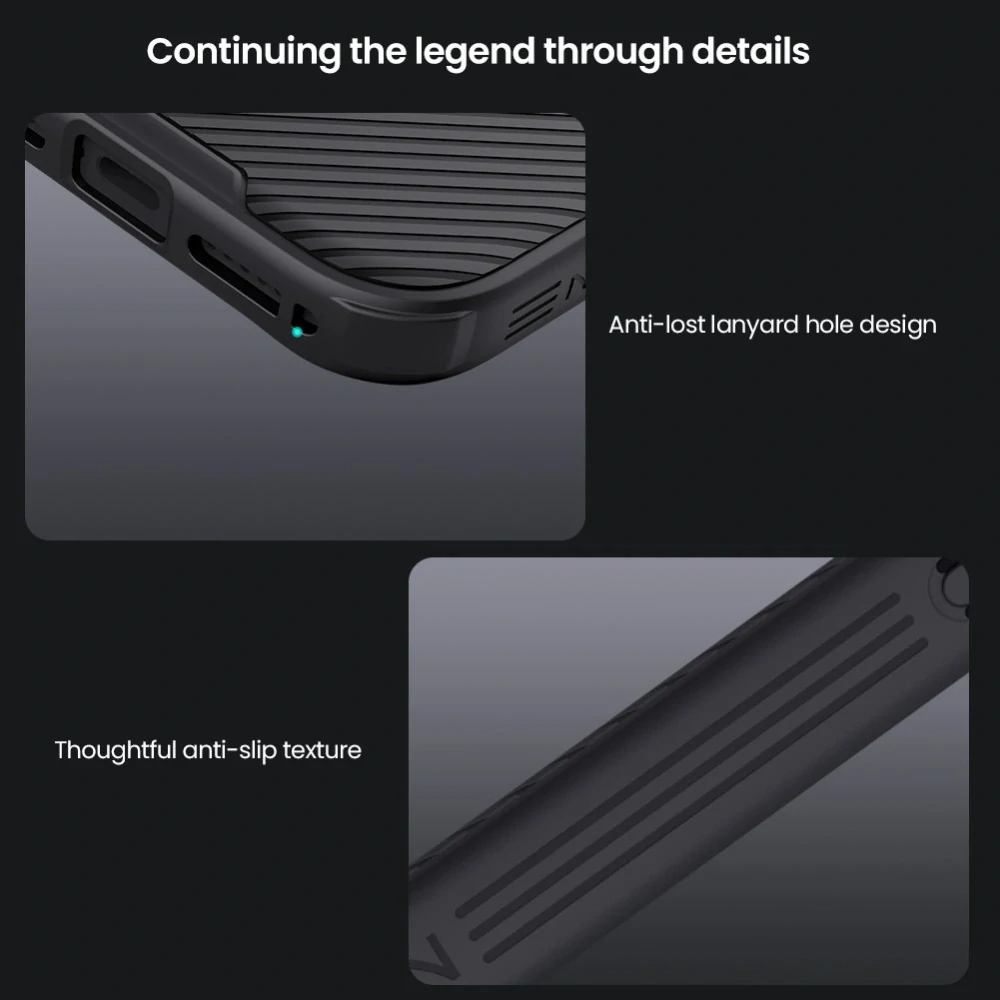 Nillkin CamShield PRO iPhone 17 Pro – černý kryt