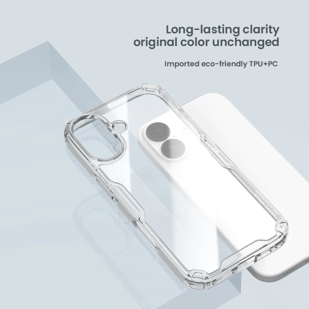 Nillkin Nature TPU PRO iPhone 17 – čirý kryt Black