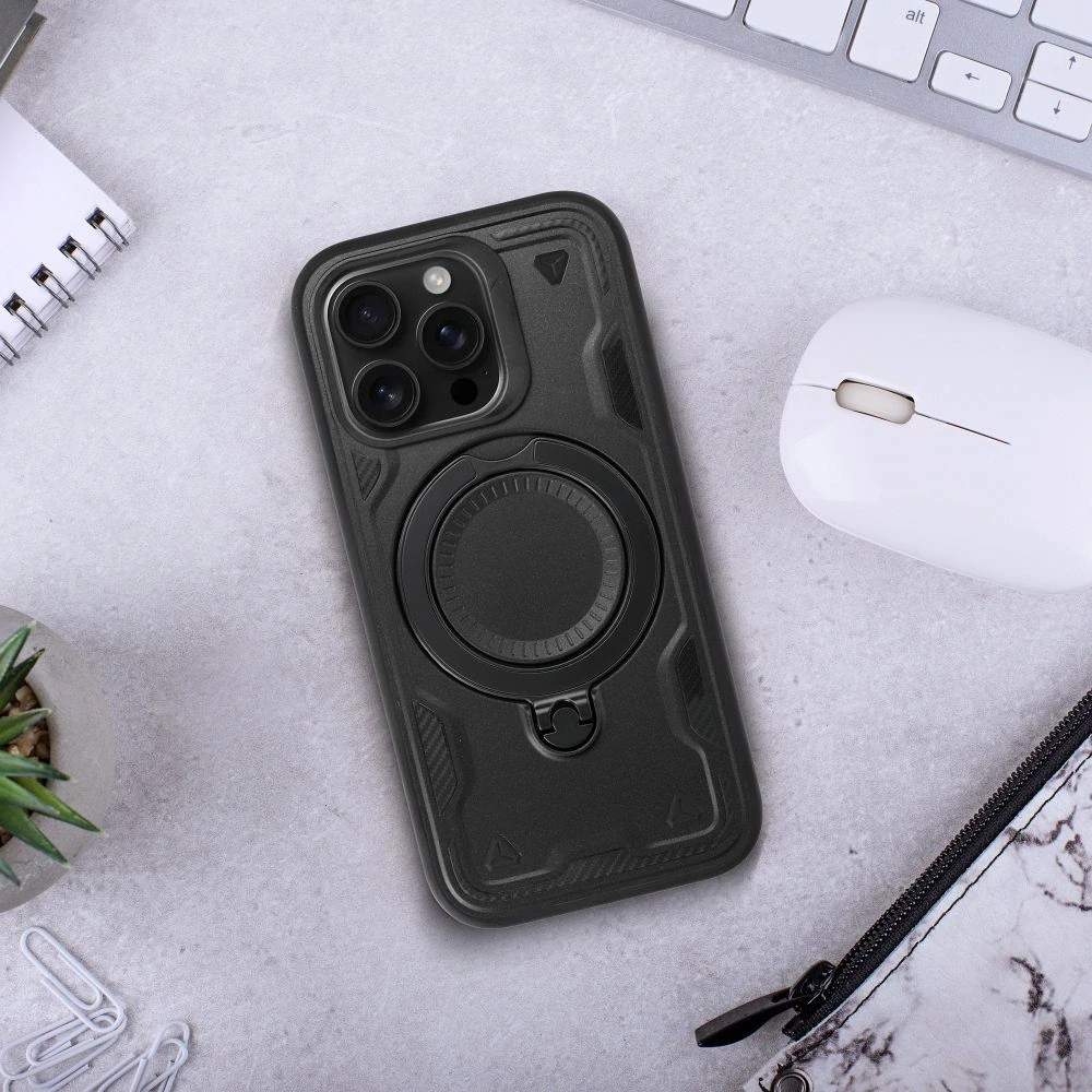 Frost Armor odolný kryt iPhone 16e / iPhone 17e – černý obal