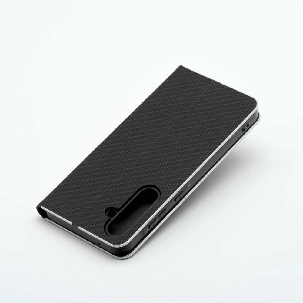 LUNA Book Carbon pouzdro Samsung Galaxy A17 – černé