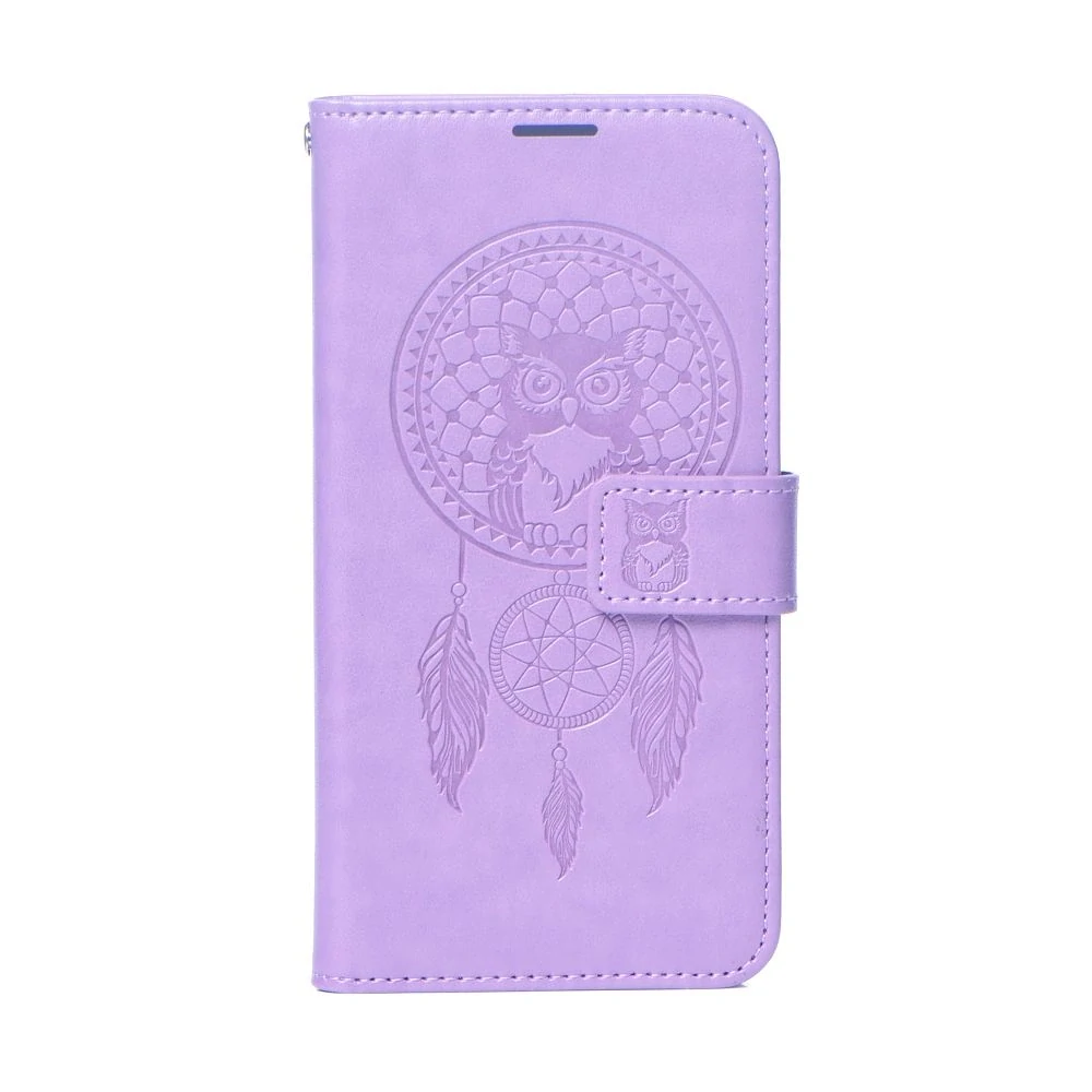 Flip pouzdro MEZZO Book na mobil Xiaomi Redmi 15C – lapač snů fialový