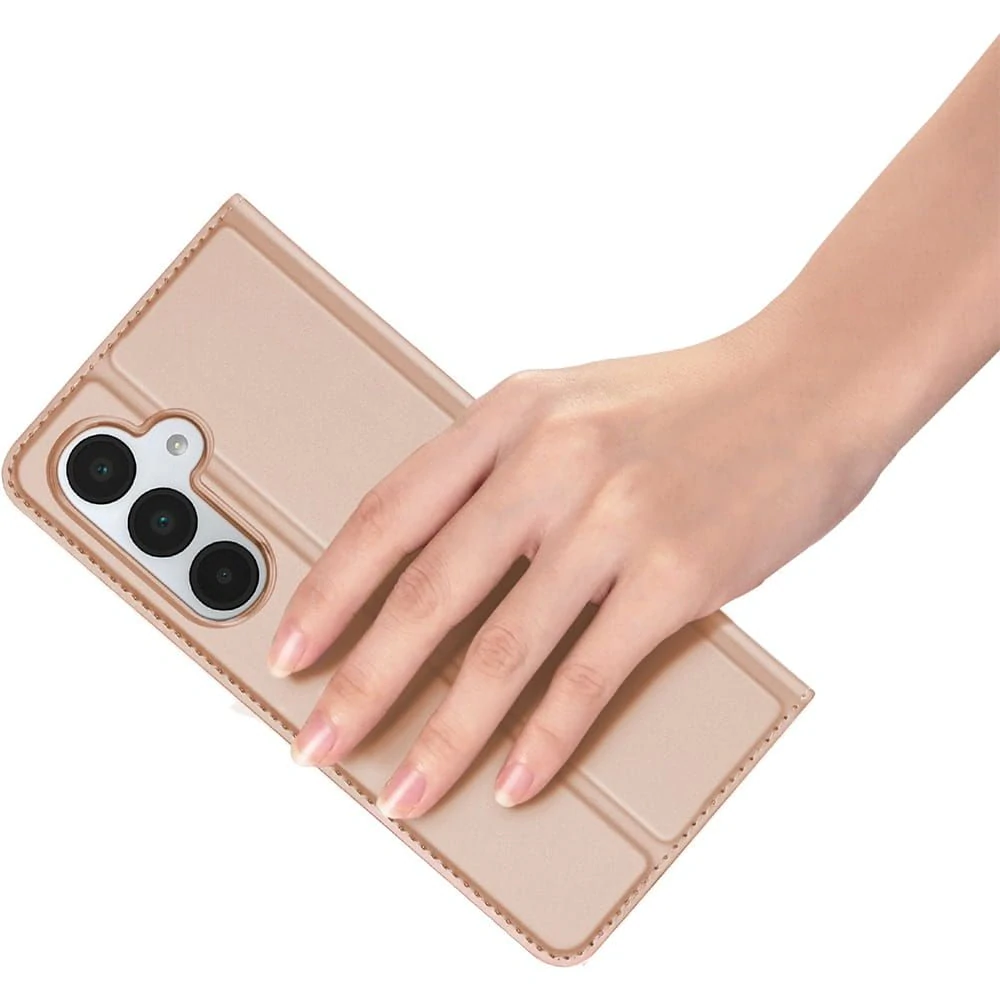 Flipové pouzdro Dux Ducis Skin Pro Samsung Galaxy A17 5G – růžové