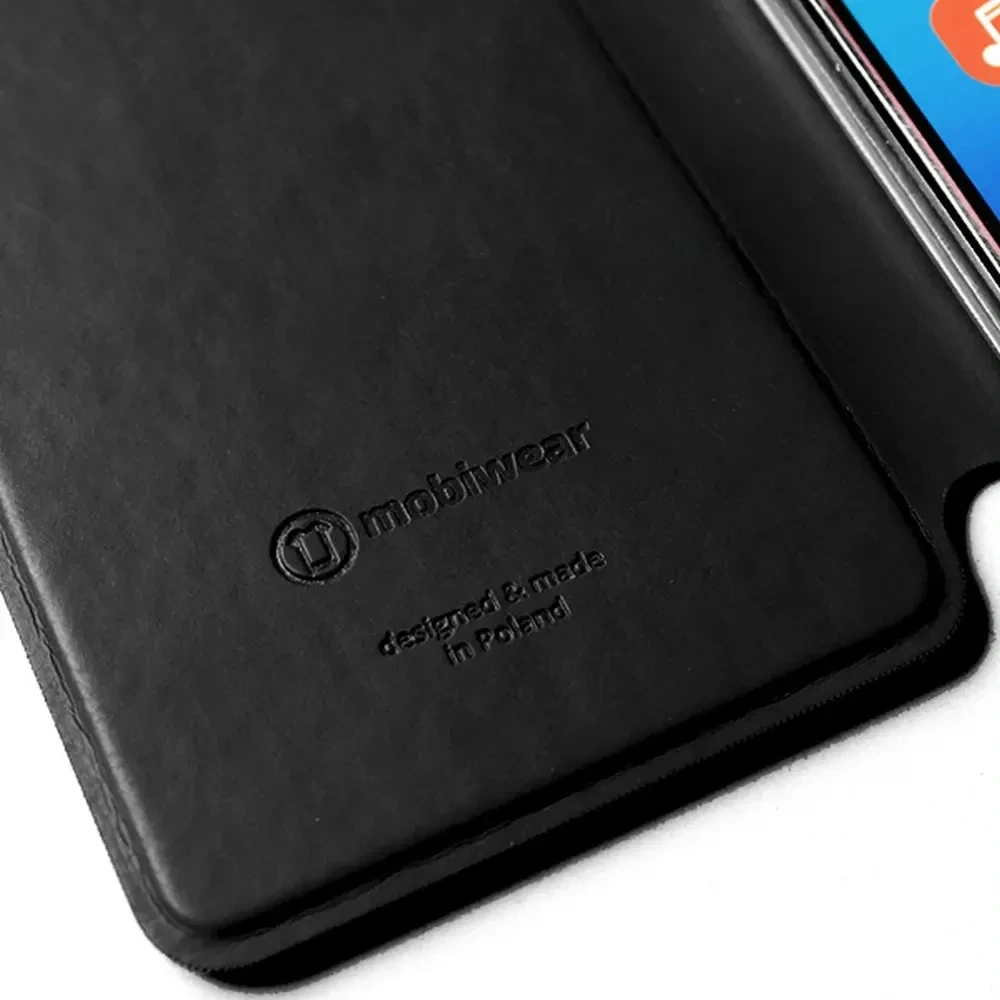 Flip pouzdro Mobiwear Soft Touch Xiaomi Poco X6 Pro – vínové