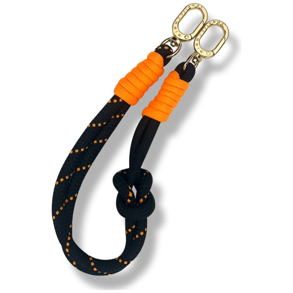 Nimmy Cool&Cute 2.0 crossbody + handstrap set – oranžovo-černý